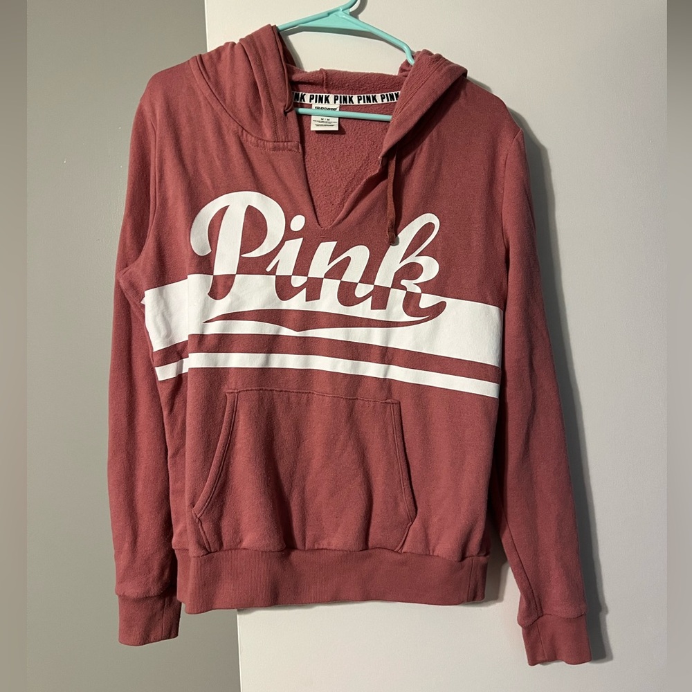 PINK Victoria's Secret Women's Hoodie - Dusty Rose